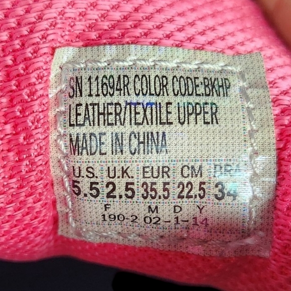 Skechers Black and Pink Sport Sneakers - Picture 7 of 7